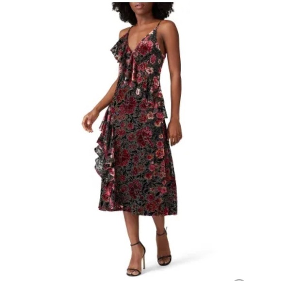 Jill  Stewart Dahlia print dress size 14 EUC - Picture 1 of 10